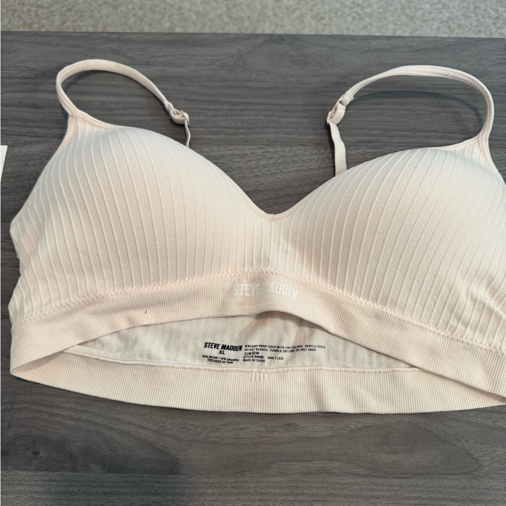 Steve Madden Soft Pink Bralette